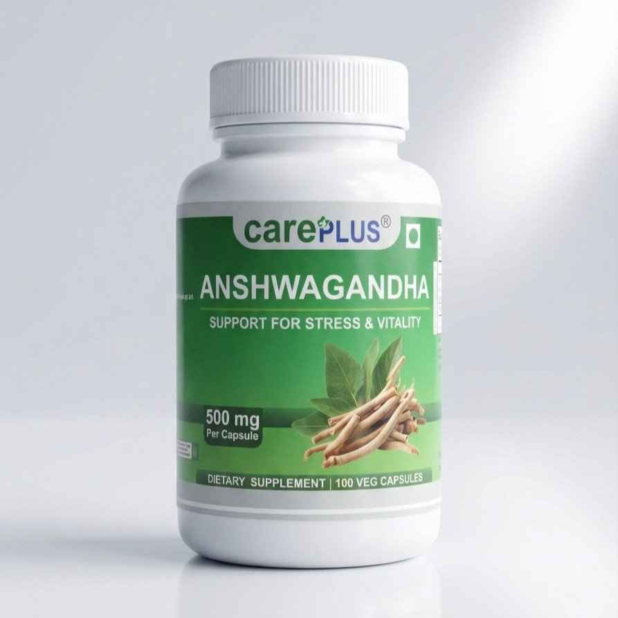 Careplus Ashwagandha Capsules 100pc Pack