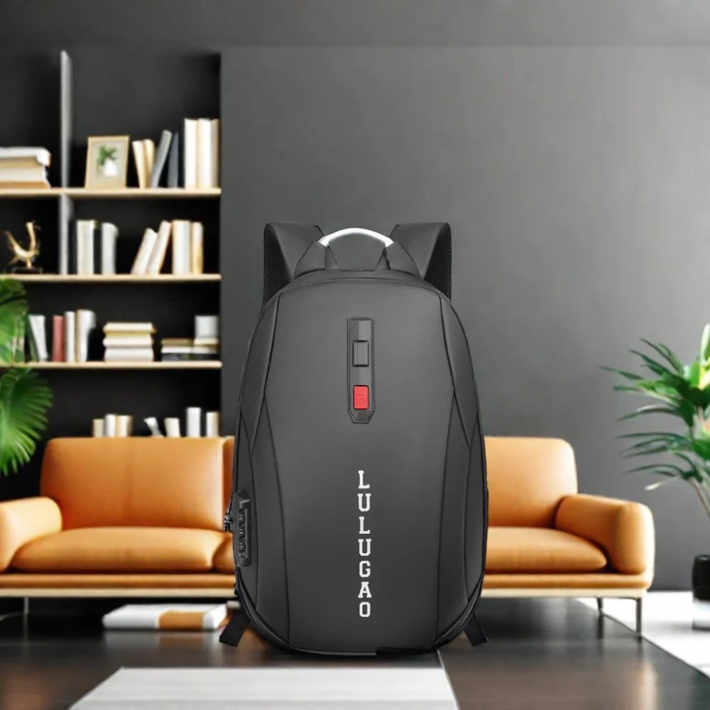 Wire Soon Anti-Theft Laptop Backpack – Waterproof, USB Charging, Number Lock | 15.6" Travel & Office Bag